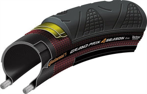 Continental Grand Prix 4 Season 700 X 32 Black-Duraskin Tire - Cycle Touring Life
