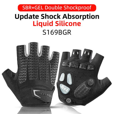 Cycling Half Finger Gloves with Shockproof GEL Pad - Cycle Touring Life