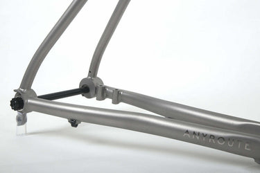 WOHO Double Ace Titanium Gravel/Road Bike Frameset - 2021 Raw Ti version