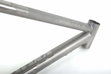 WOHO Double Ace Titanium Gravel/Road Bike Frameset - 2021 Raw Ti version