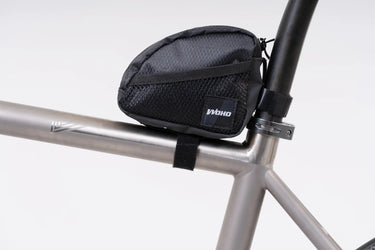 WOHO XTOURING Top Tube Bag Mini Cyber-Camo Diamond Black