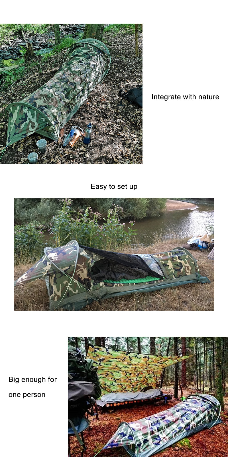 one person bivy tent Bivy Tent Ultralight One Person 3 Season Camping Tent – Cycle Touring Life