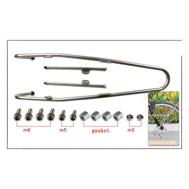 Classic Touring Front Rack - Stainless Steel